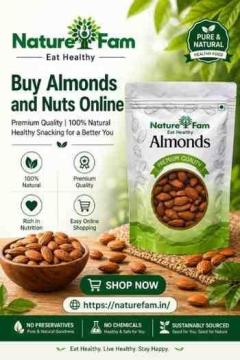 Buy Almond Nuts Online from Naturefam – Fresh, Crunchy & Premium Quality