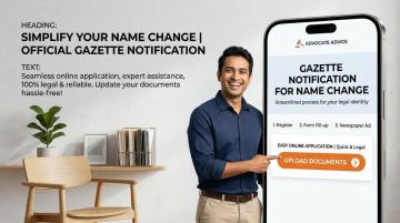 Online Name Change Assistance | Gazette Notification Expert