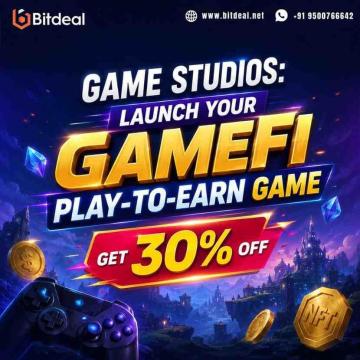 Game Studios: Launch Your GameFi Play-to-Earn Game – Get 30% OFF