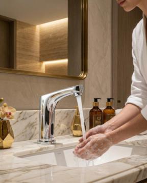 Smart Washroom Hygiene Systems Using Sensor Tap Technology