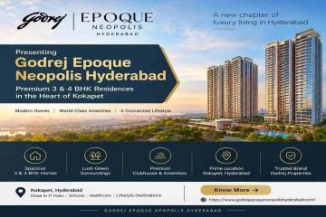 Godrej Epoque Neopolis | Modern Homes in Hyderabad