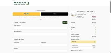 15% OFF Your All Products on Bioptimizers
