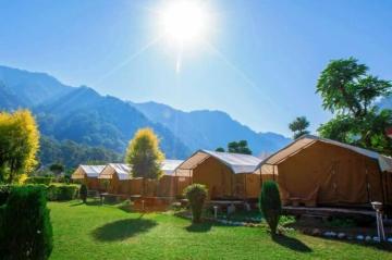 Camping in Rishikesh - NS River View Camp