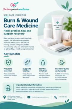 Burn and Wound Care Products for Skin Care | Online Generic Medicine