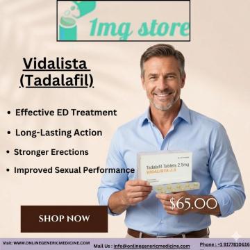 Vidalista Tablets Available Online at 1mgstore