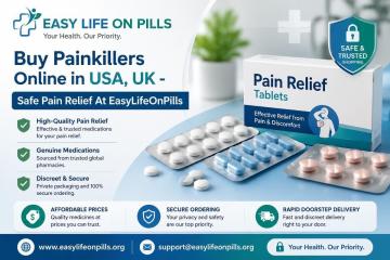 Buy Painkillers Online in USA, UK - Safe Pain Relief At EasyLifeOnPills