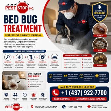 Professional Pest Control Services in Milton, ON | Pest Stop Inc.