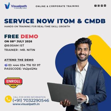 ServiceNow ITOM & CMDB Online Training | FREE Live Demo