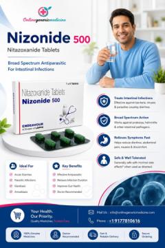 Nizonide 200mg&500mg;(Nitazoxanide) | onlinegenericmedicine