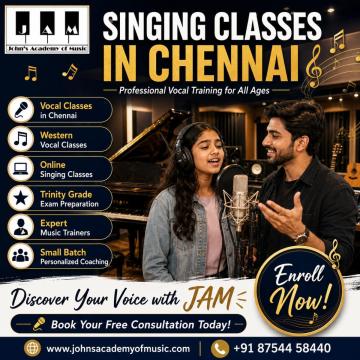 Top-Rated Singing Classes in Chennai with Professional Voice Training