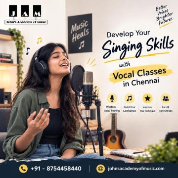 Improve Your Singing Skills with Vocal Classes in Chennai