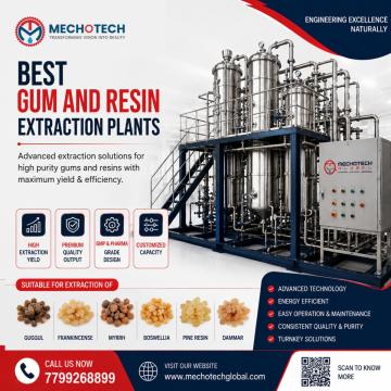Best Gum And Resin Extraction Plants USA | Mecho Tech