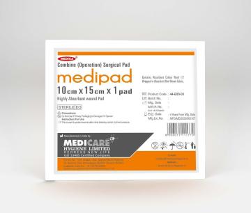 Medipad – Combined Surgical Pad | Global Exporter from India | Bulk Supply