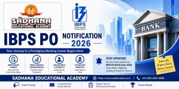 IBPS PO Notification 2026 – Sadhana Educational Academy