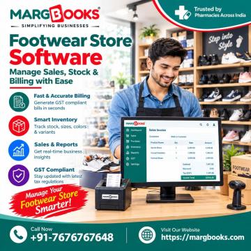 Best Footwear Store Software for Retail Business | MargBooks