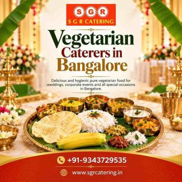 Vegetarian caterers in Bangalore