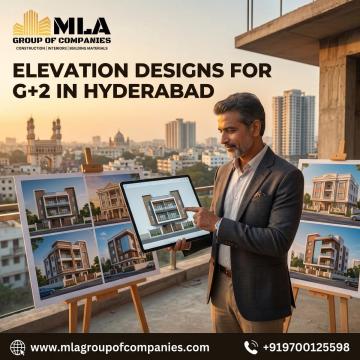 Modern Elevation Designs for G+2 Buildings in Hyderabad