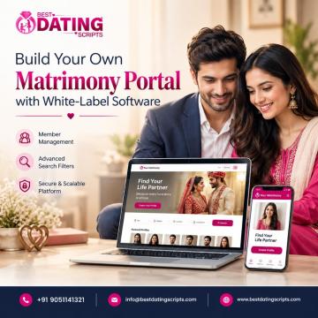Build Your Own Matrimony Portal with White-Label Software