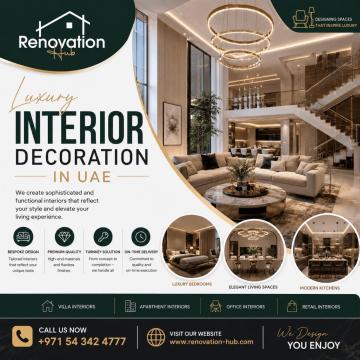 Luxury Home Interior Decoration in UAE | Custom Design Solutions
