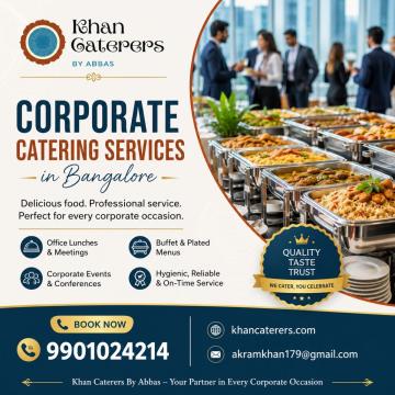 Corporate Catering Services in Bangalore | Fresh & Professional Catering