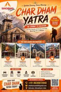 Char Dham Yatra Tour Package – A Sacred Himalayan Pilgrimage with Shobha Travels