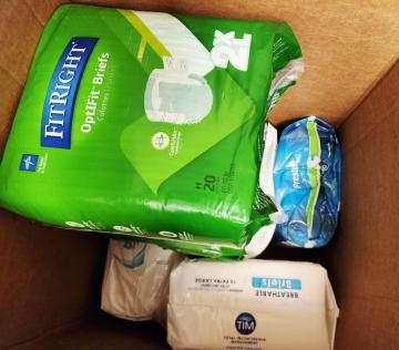 Diapers, briefs and pads