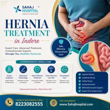 Hernia Treatment in Indore - Sahaj Hospital