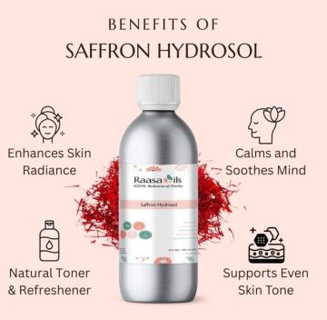 Saffron Hydrosol for Cosmetic & Beauty Products | Raasa Oils