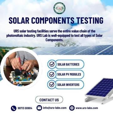 Solar Components Testing lab in Muzzaffarnagar