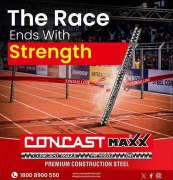 Concast Maxx: Top TMT Steel Bars Manufacturers & Supplier in Kolkata & WB