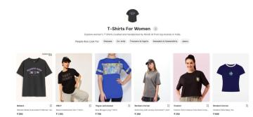 Women's T-Shirts – Trendy & Everyday Styles | NineE AI
