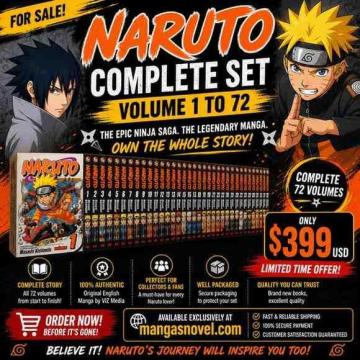 Naruto Manga Complete Series Review Vol 1–72