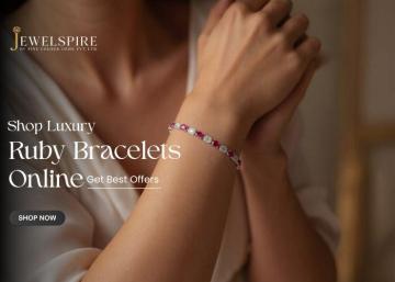 Shop Luxury Ruby Bracelets Online | Get Best Offers