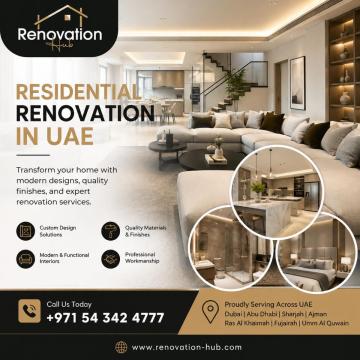Residential Renovation in UAE-Transform Your Home with Modern Design