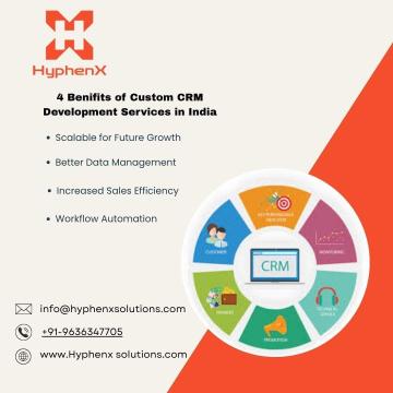 4 Benifits of Custom CRM Development Services in India