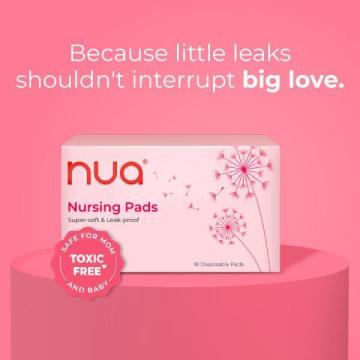 Soft, Leak-Proof Nursing Pads – Safe & Disposable | Nua