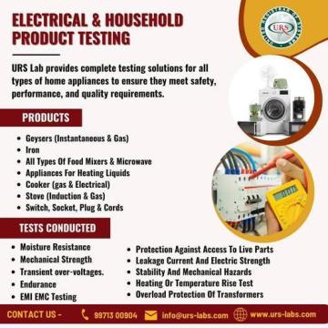 Electrical Household Products Testing Lab in Mumbai
