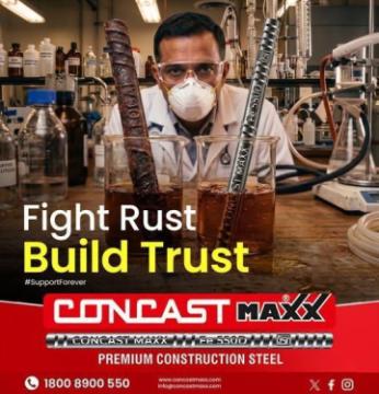 Concast Maxx: Top TMT Steel Bars Manufacturers & Supplier in Kolkata & WB