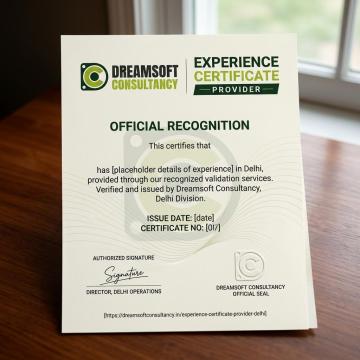 Professional Experience Certificate and Employment Documentation Services