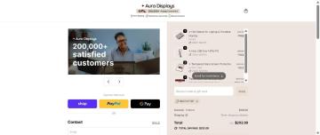 50% OFF Your Order on Aura Displays