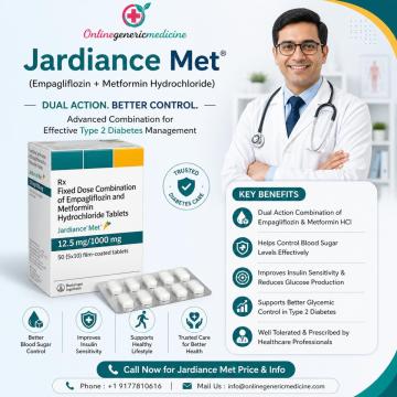 Jardiance Met Tablet (Empagliflozin Metformin) | Synjardy Generic & Savings Options
