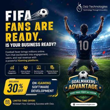 Score Big This FIFA Season with Flat 30% OFF on iGaming Software Development