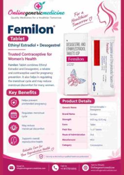 Femilon Tablet for Pregnancy Prevention | Online Generic Medicine