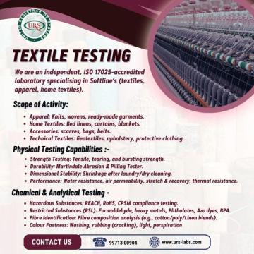 Textiles and Garments Product Testing Lab near Surat