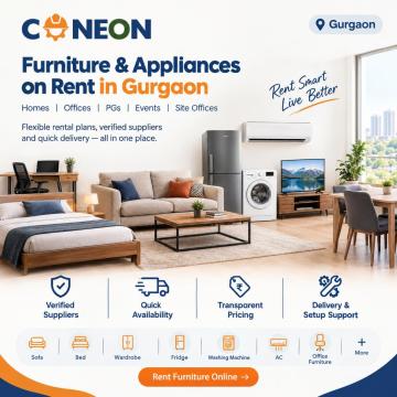 Furniture for PG & Hostel on Rent in Gurgaon