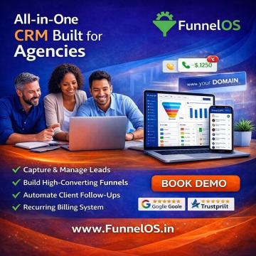 All-in-One Agency CRM & Automation Platform – FunnelOS