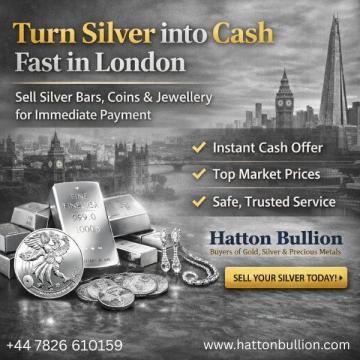 Sell Silver in London - Get Top Prices Paid Instantly