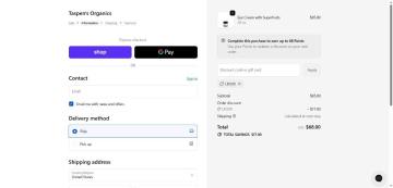 40% OFF Your Order on Taspen's