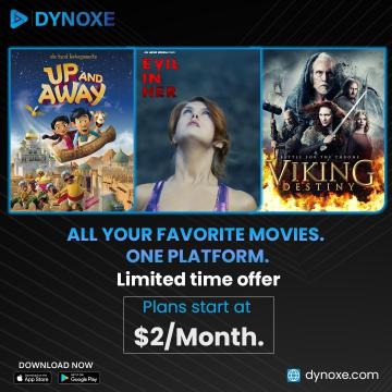 All your favorite movies. One platform. Dynoxe