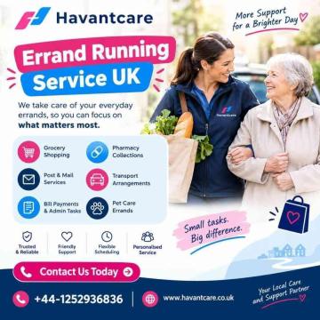 Reliable Errand Running Services UK for Daily Support